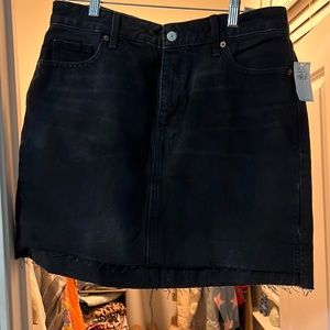 Black Denim Old Navy Skirt